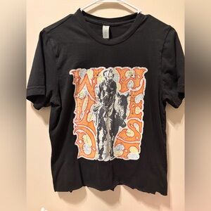 Wild West Cowboy Cropped Graphic T-Shirt